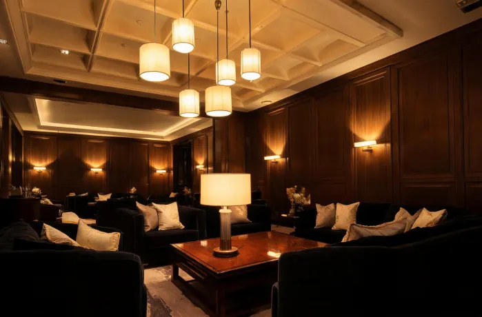 Hospitality lounge lighting study
